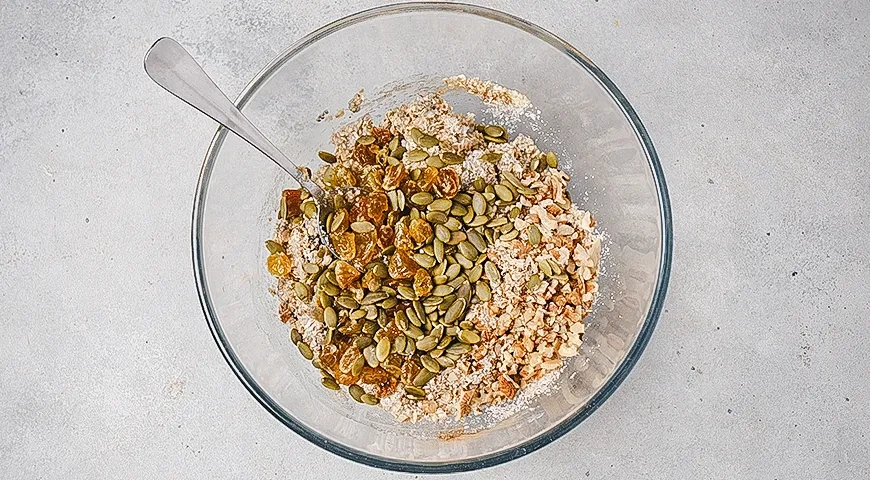 Овсяно-миндальное печенье: шаг 4