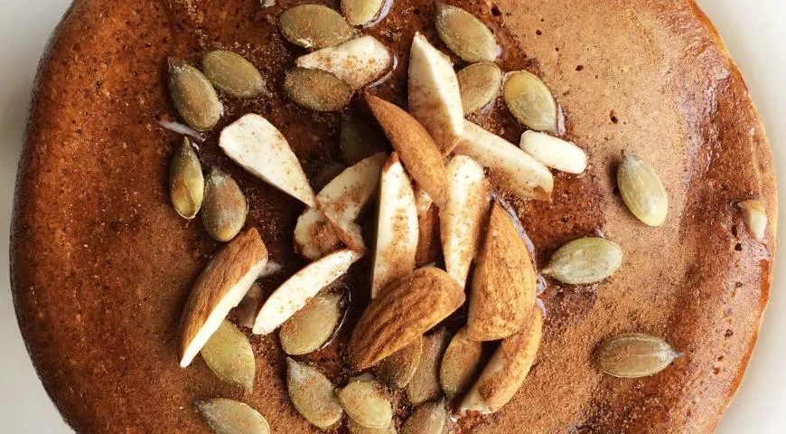 Панкейки с тыквой на миндальном молоке: шаг 4