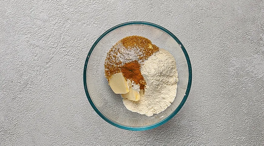 Печенье крамбл-куки с яблоками: шаг 4