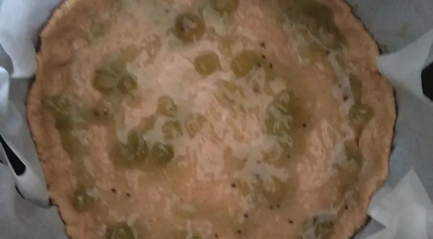 Пирог на цельнозерной муке с киви и джемом с киви с мятой Махеевъ к 8 Марта: шаг 4