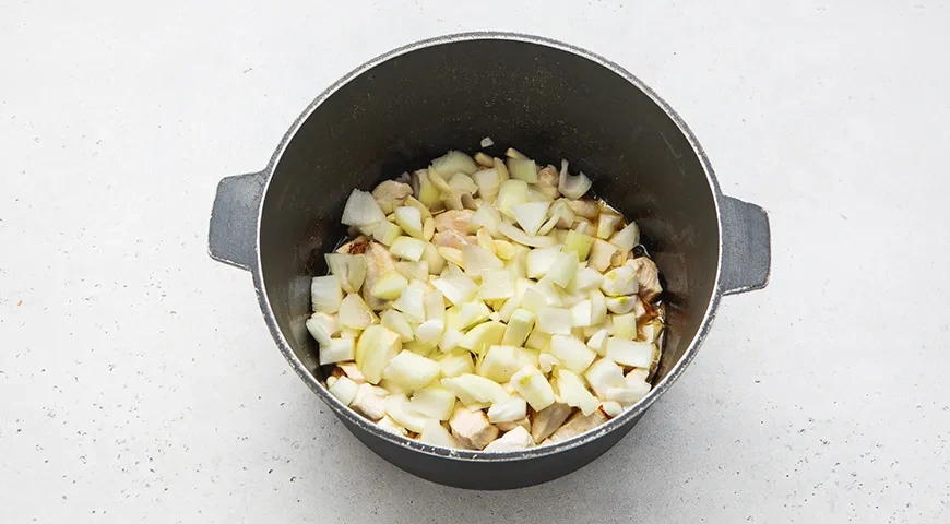 Плов из булгура с курицей: шаг 4