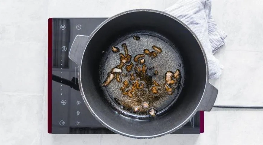 Плов с нутом в казане: шаг 4