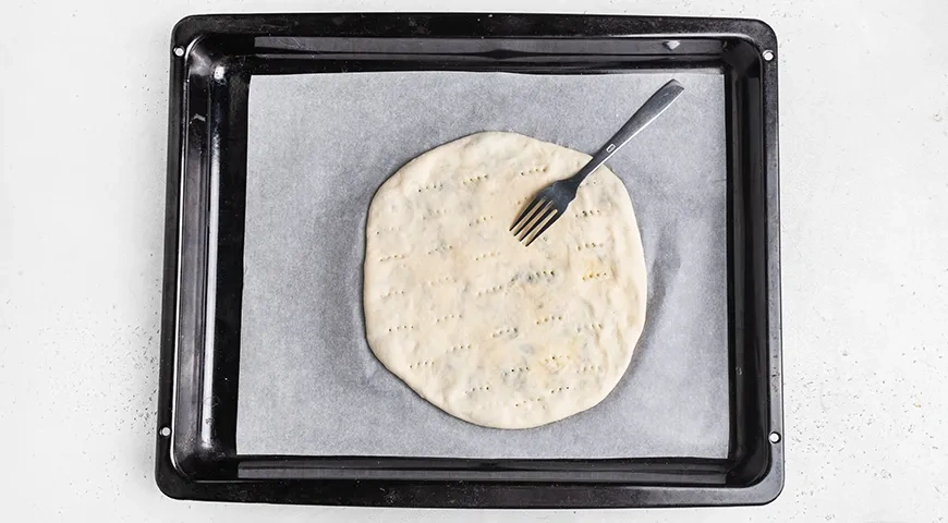 Постные хачапури: шаг 4