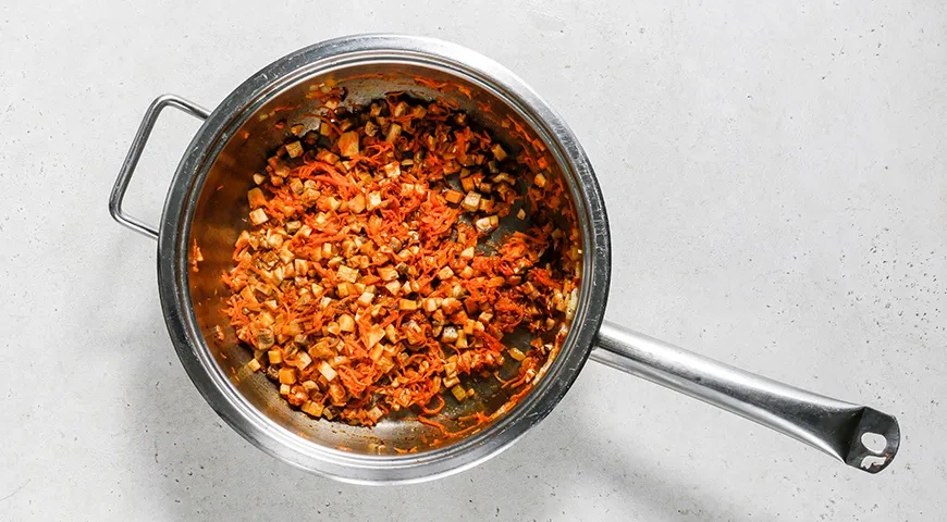 Постные ленивые голубцы: шаг 4