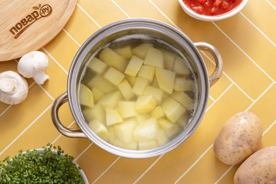 Шаг 4: Постных голубцов с картошкой