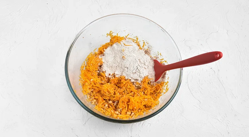 Постный тыквенный пирог: шаг 4