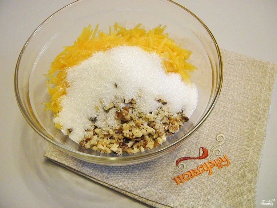 Шаг 4: Постный пирог с тыквой