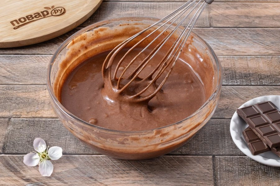 Шаг 4: Постный шоколад ный кекс