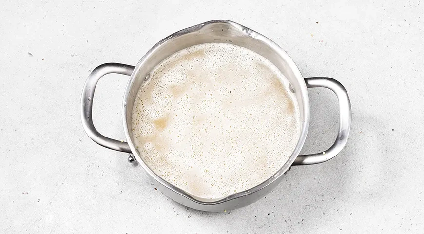 Пшенный суп с яичной паутинкой: шаг 4