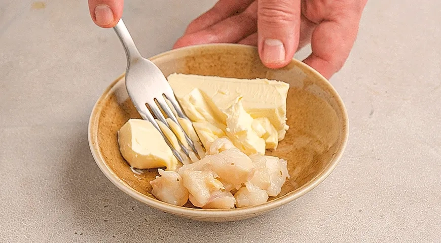 Пюре из батата и картофеля с печеным чесноком: шаг 4