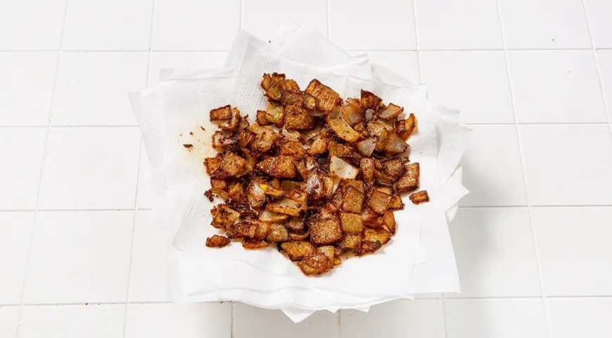 Пюре с сыром и луком: шаг 4