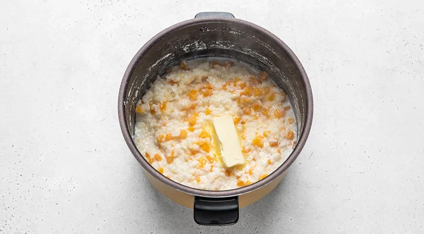 Рисовая каша с тыквой в мультиварке: шаг 4