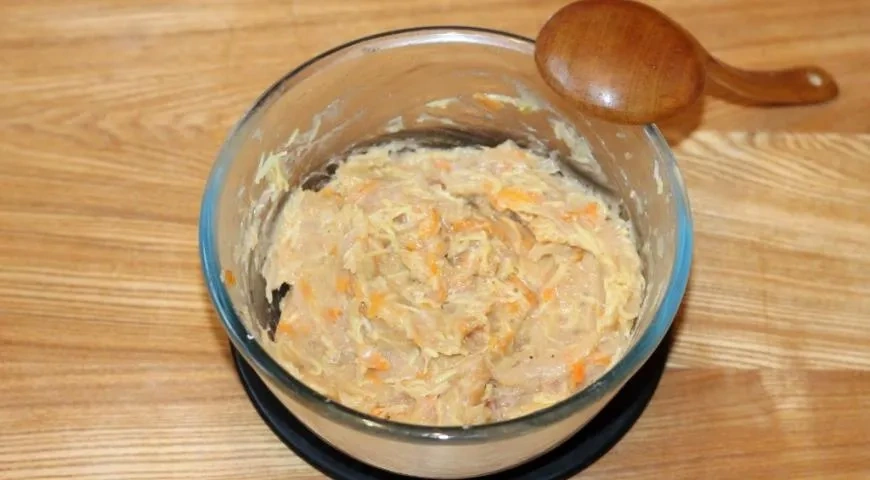 Рулетики из кабачков с курицей: шаг 4