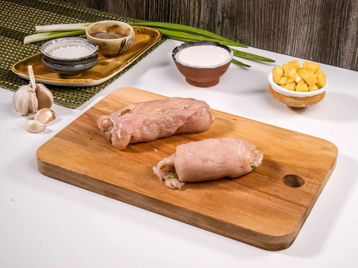 Шаг 4: Рулетики из курицы с сыром