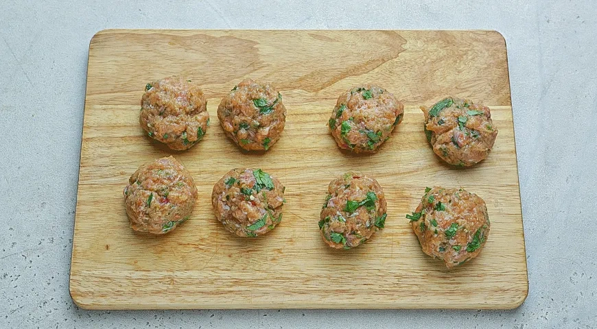 Рыбные котлеты из лосося по-тайски: шаг 4