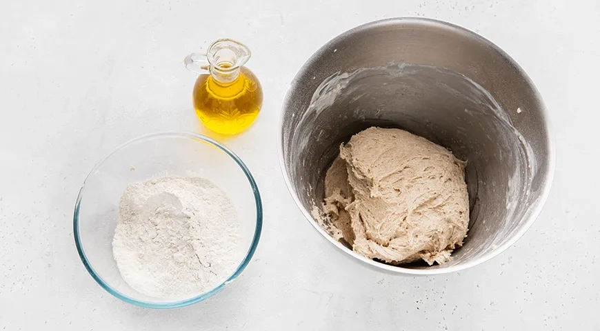 Ржаной хлеб на кефире без дрожжей: шаг 4