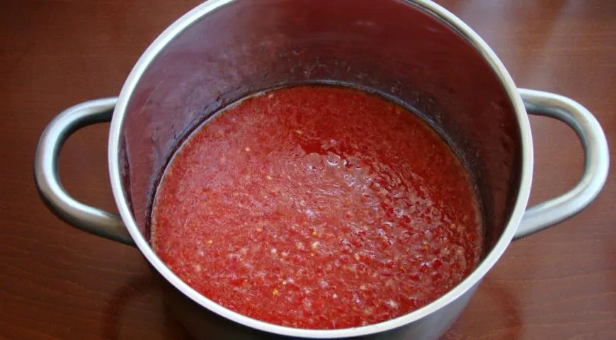 Салат "Бакат" на зиму в банках: шаг 4