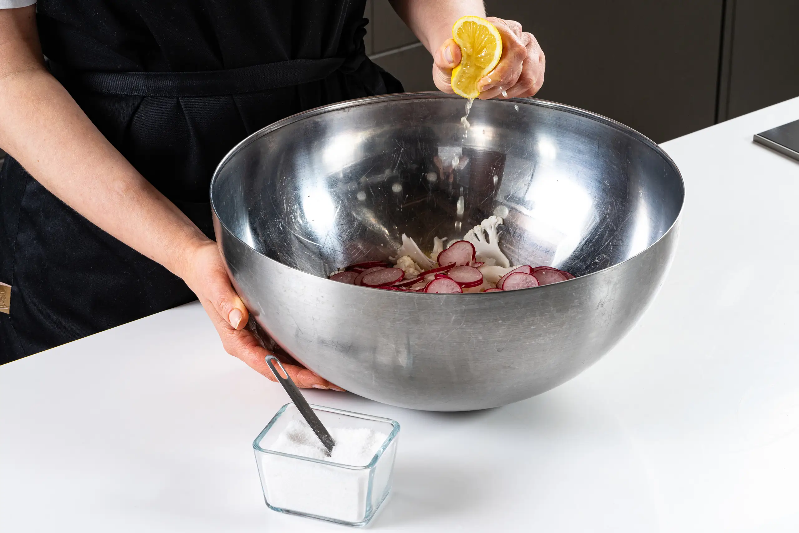 Шаг 4: Салат из дикого риса с цветной капустой