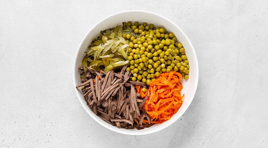 Салат из говяжьего сердца: шаг 4