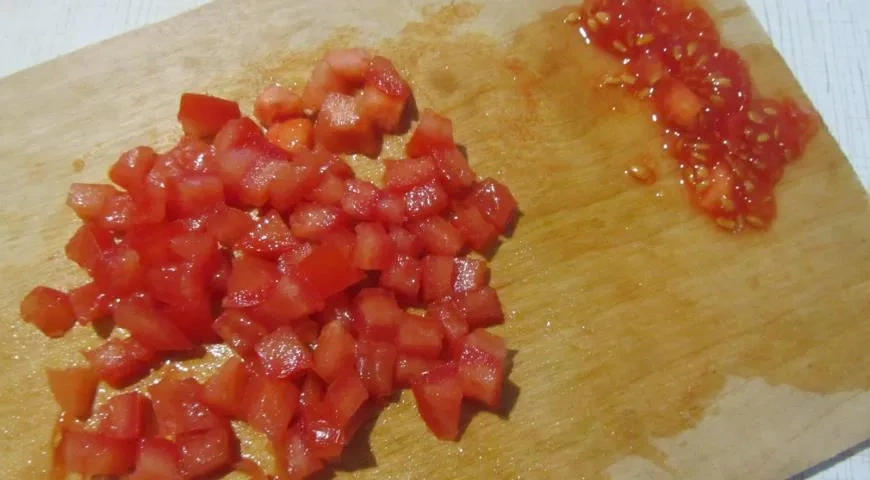 Салат из мидий с джемом Махеевъ к 14 февраля: шаг 4