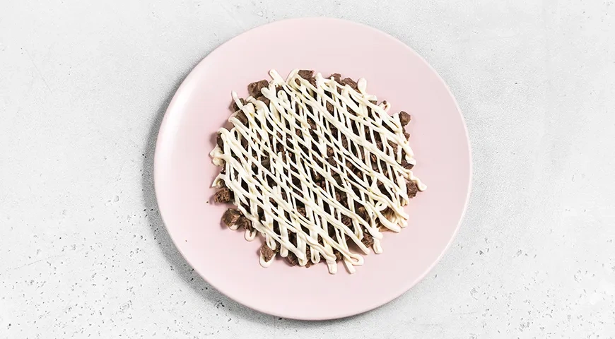 Салат «Красная шапочка» с говядиной и гранатом: шаг 4