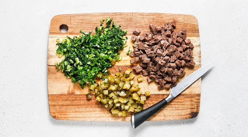 Салат «Мужское счастье»: шаг 4