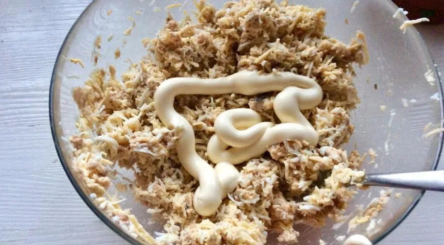 Салат- намазка с горбушей: шаг 4