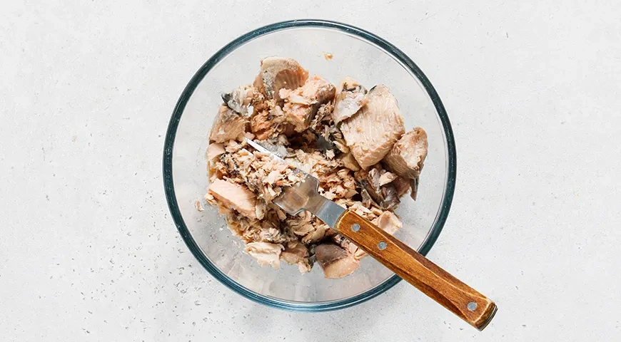 Салат «Норвежский роман»: шаг 4