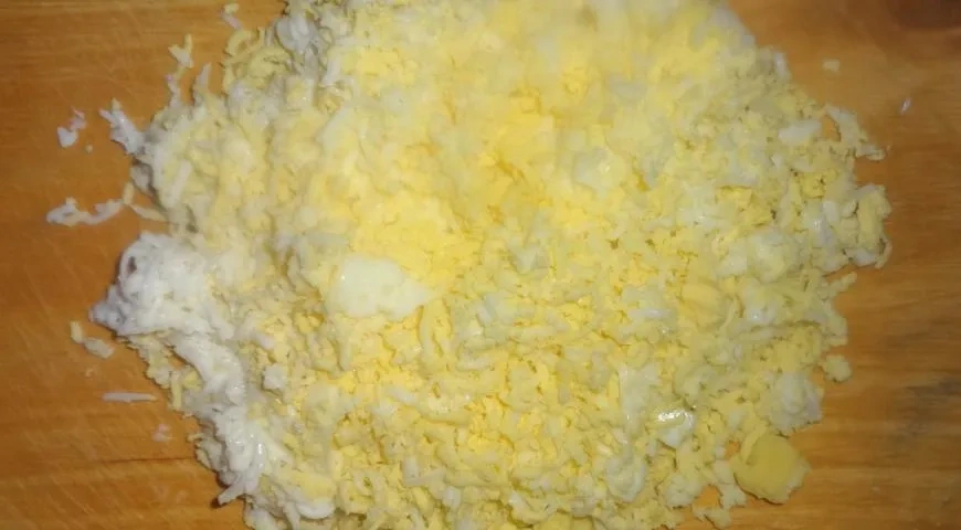 Салат «Пасхальное яйцо»: шаг 4