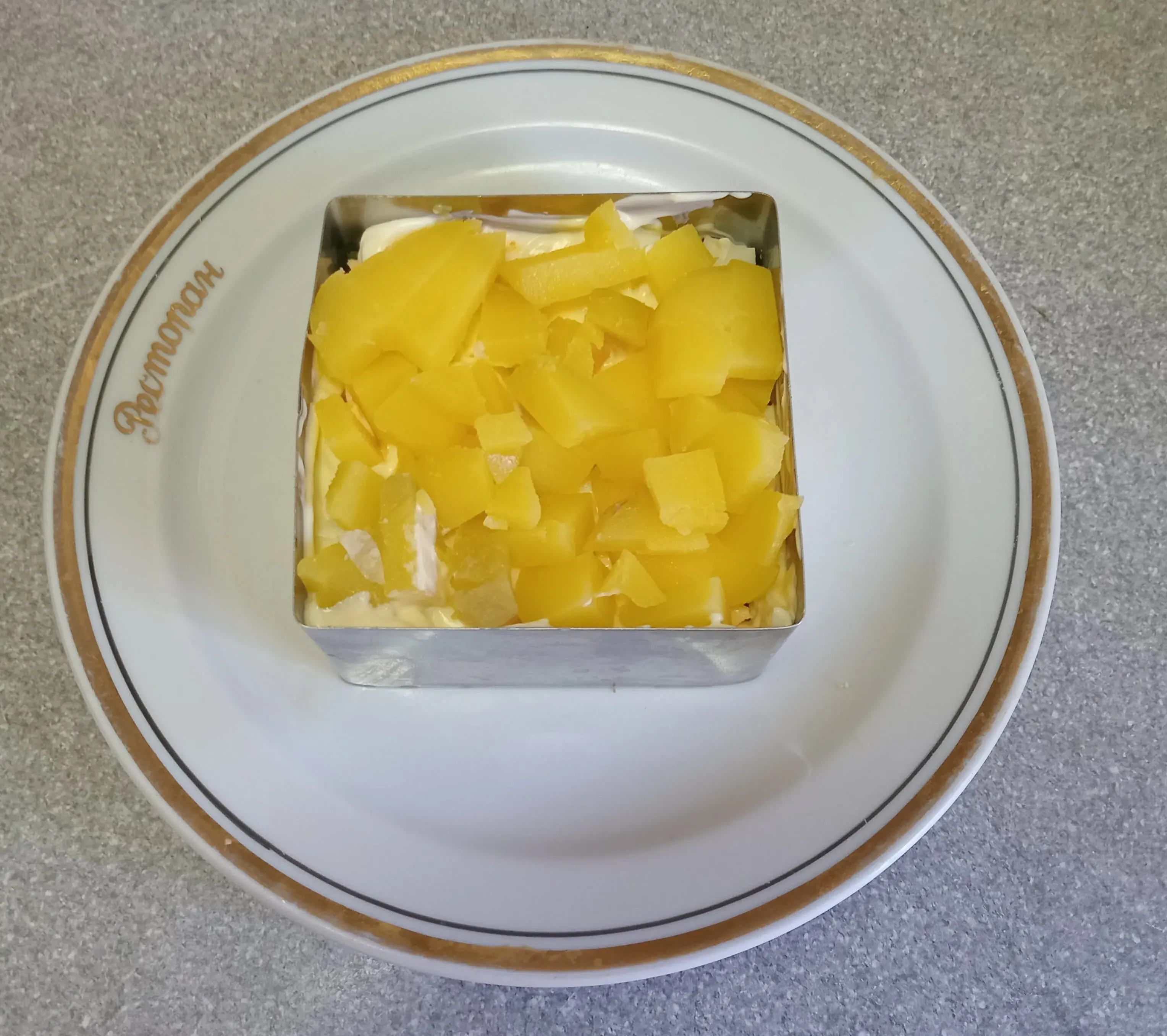 Салат с говяжьим языком: шаг 4