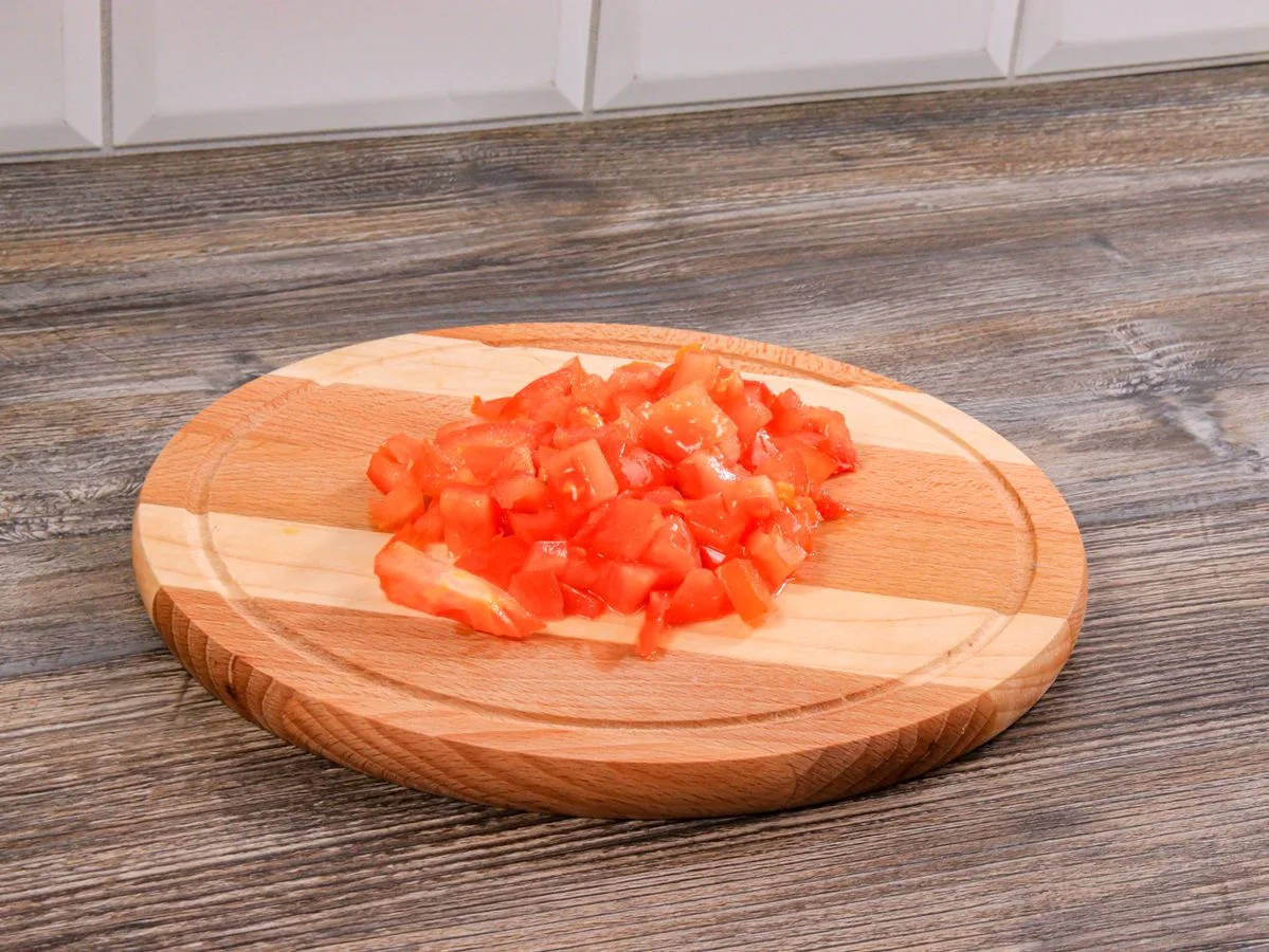 Шаг 4: Салат с курицей и фасолью