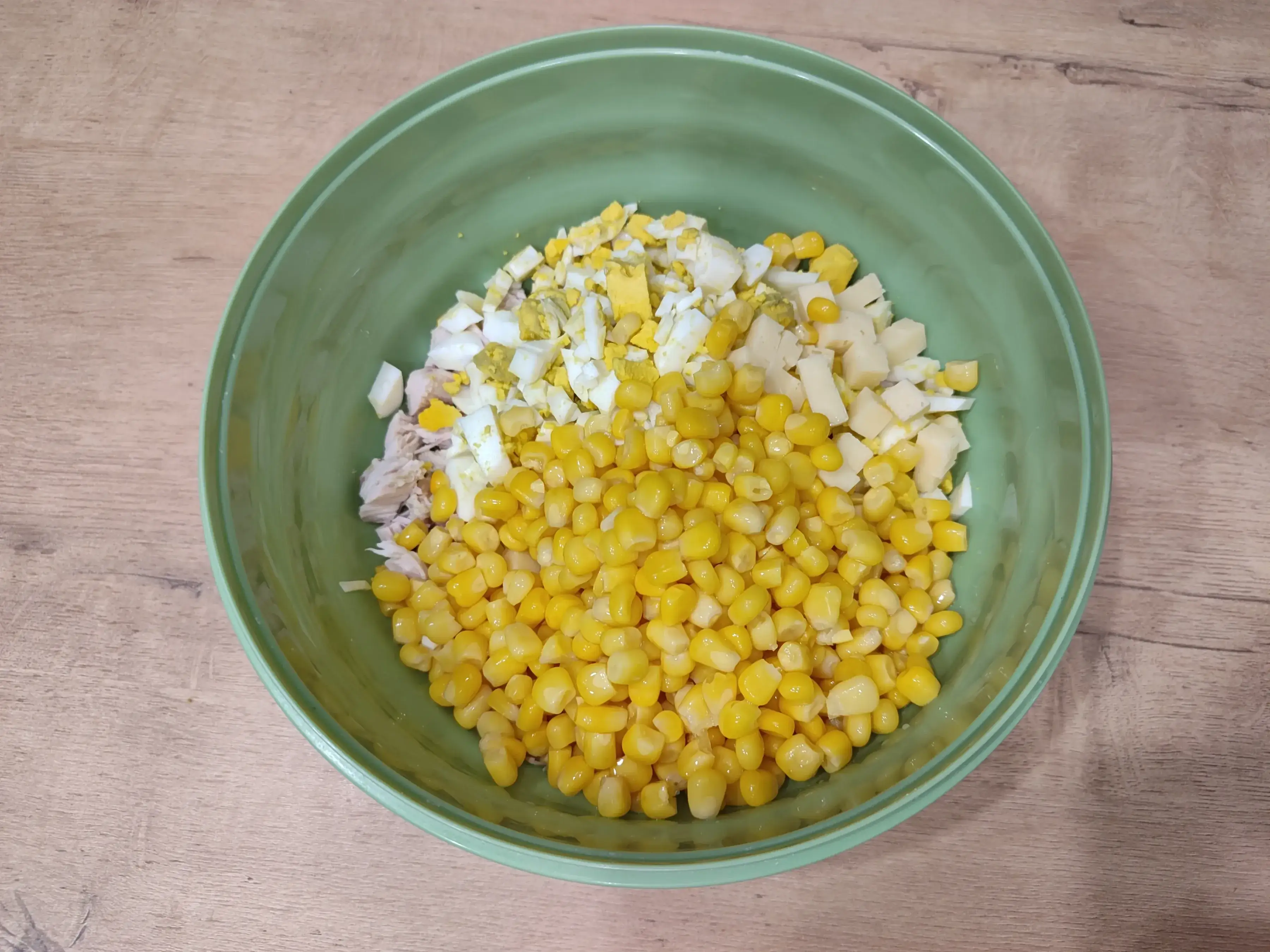 Салат «Счастливая подкова»: шаг 4