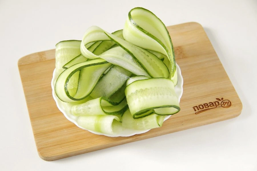 Шаг 4: Салат "Суши"