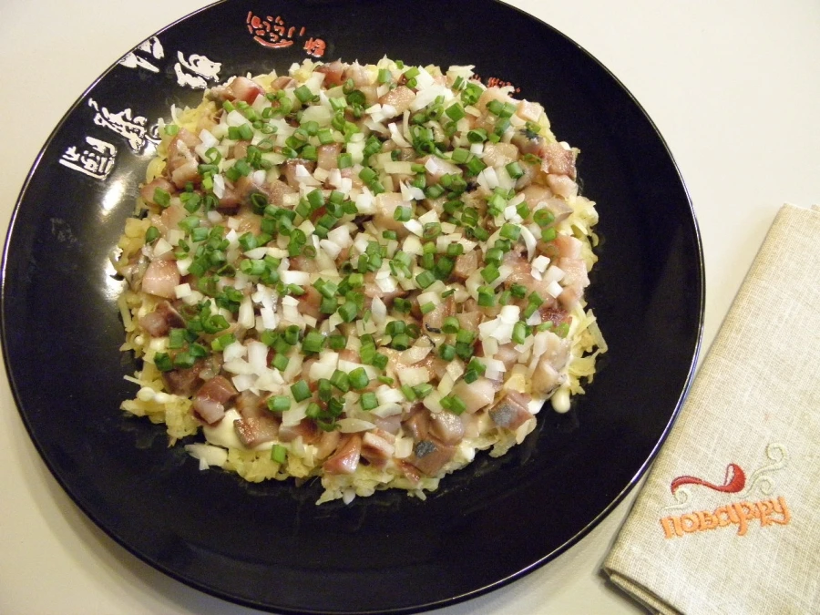 Шаг 4: Сельдь под шубой