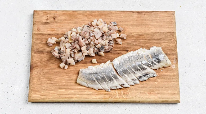 Селедка под шубой постная: шаг 4