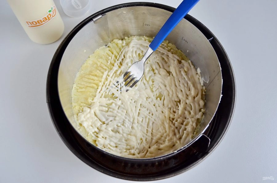 Шаг 4: Селедочный чизкейк