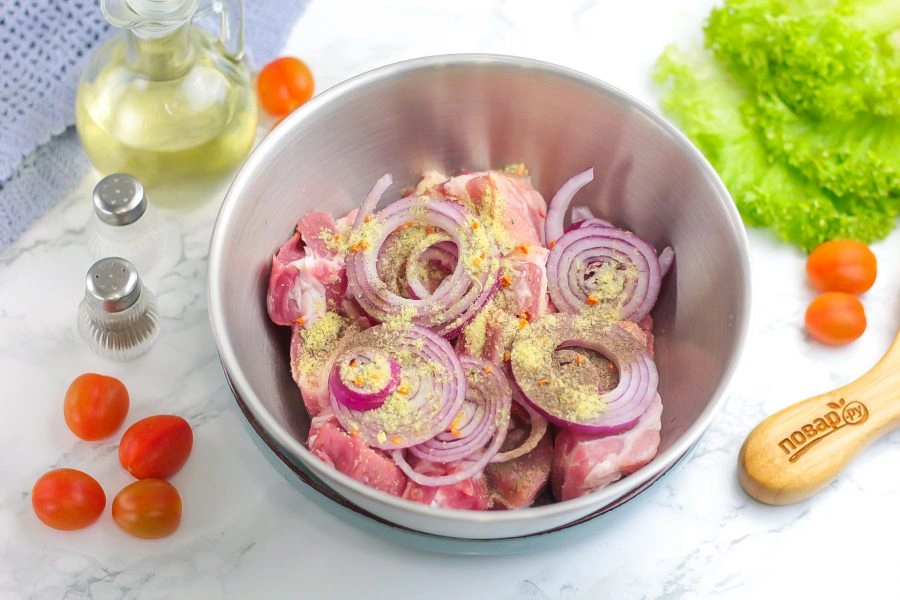 Шаг 4: Шашлык с киви