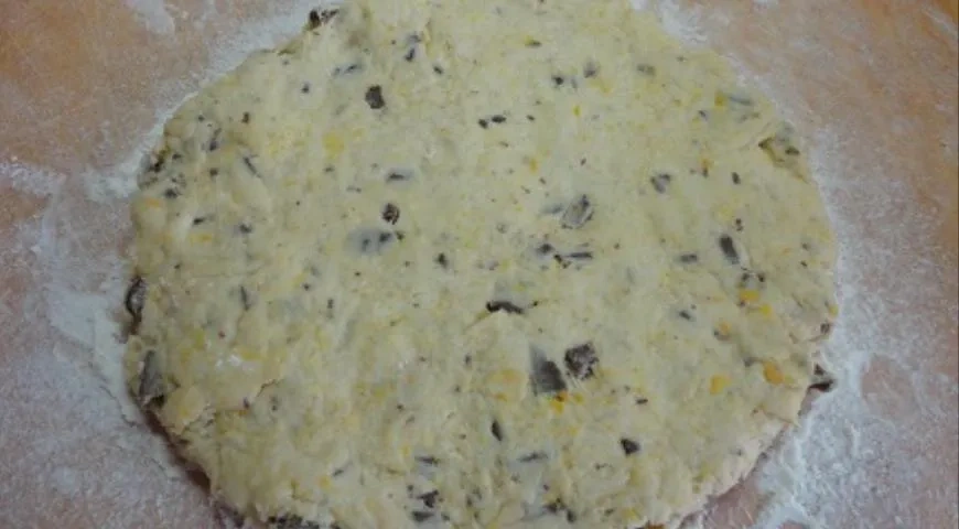 Шоколадно-апельсиновые сконы: шаг 4