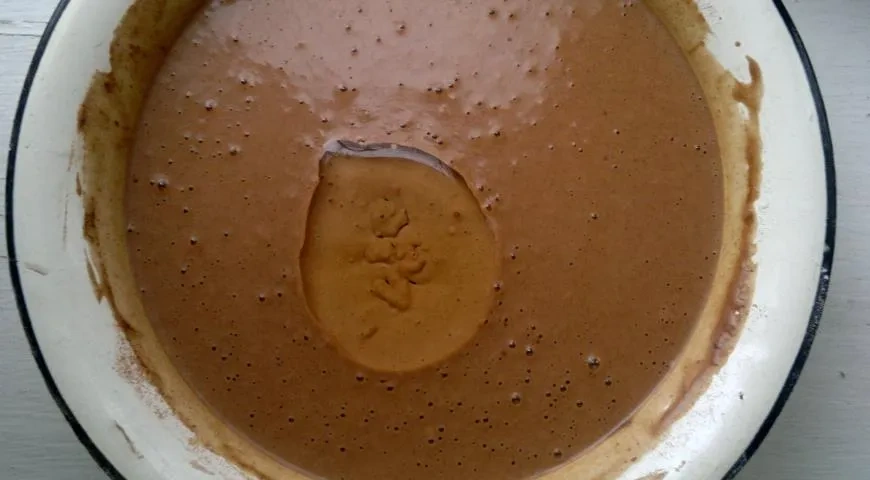 Шоколадные блинчики с шоколадным соусом: шаг 4