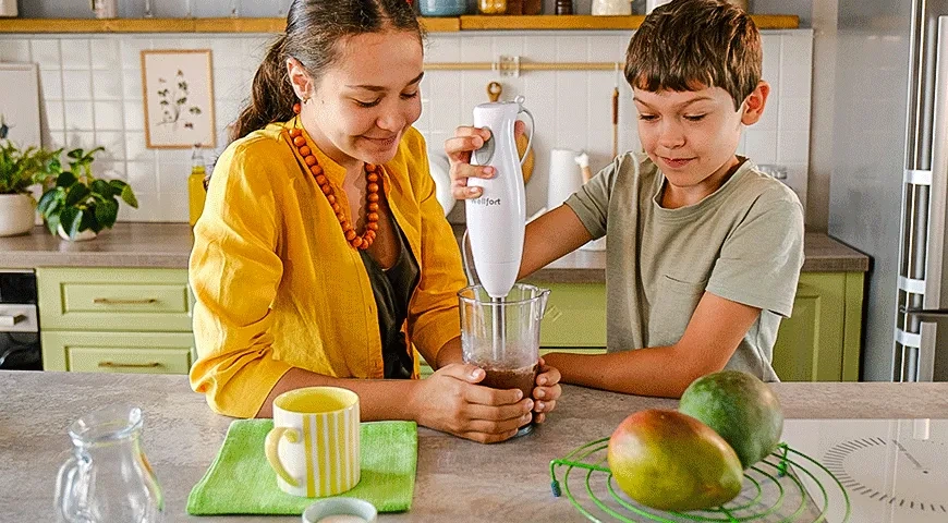 Шоколадный мусс с манго: шаг 4