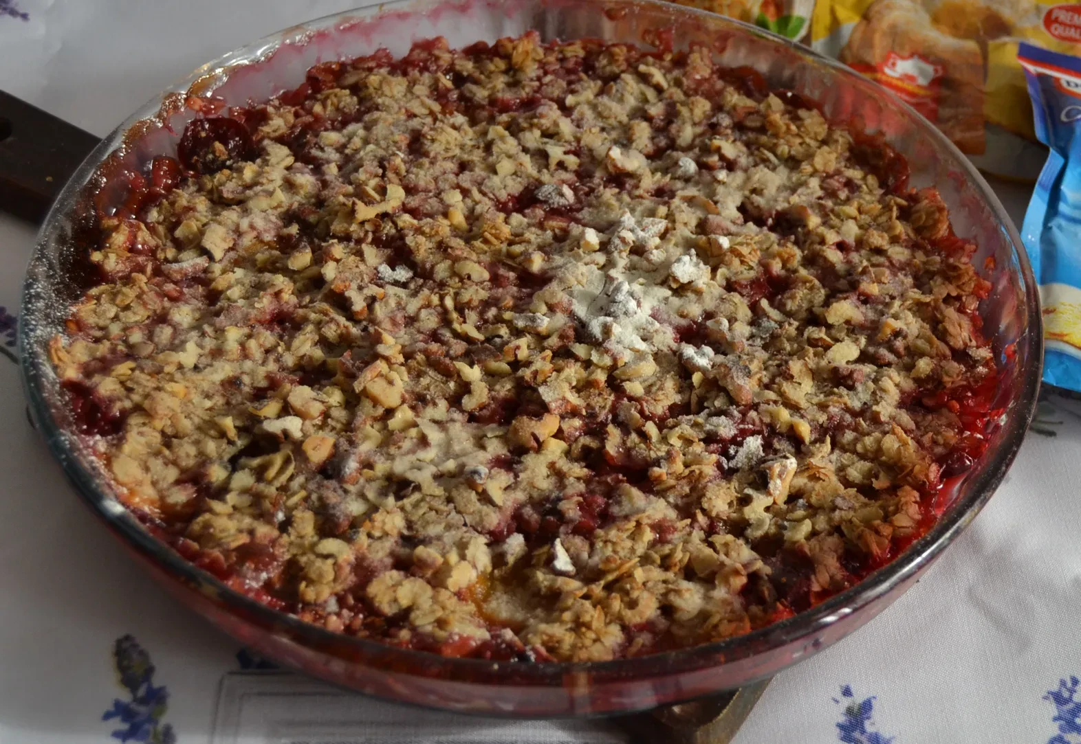 Сливовый крамбл: шаг 4