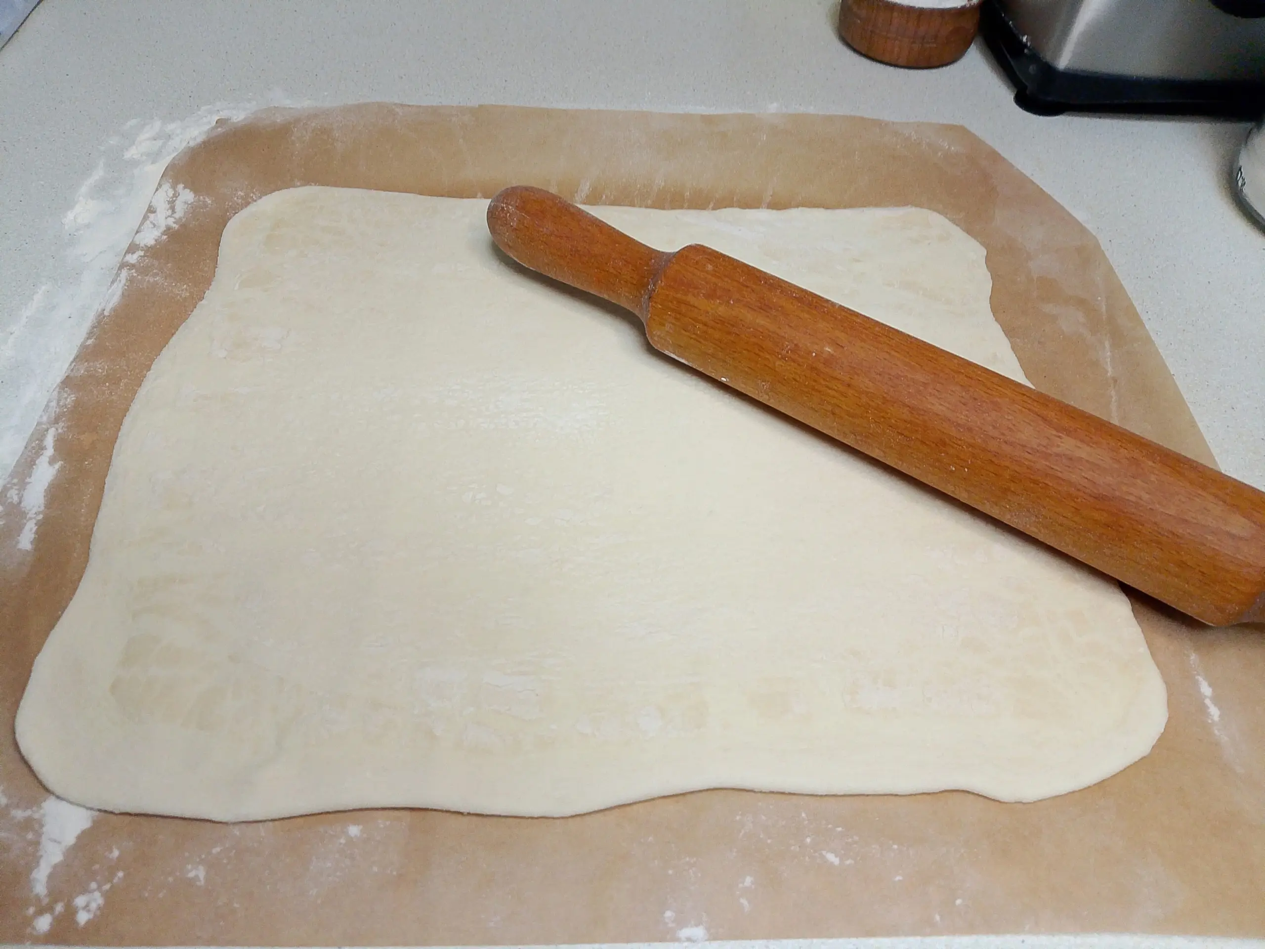 Шаг 4: Слойка с грибами и сыром