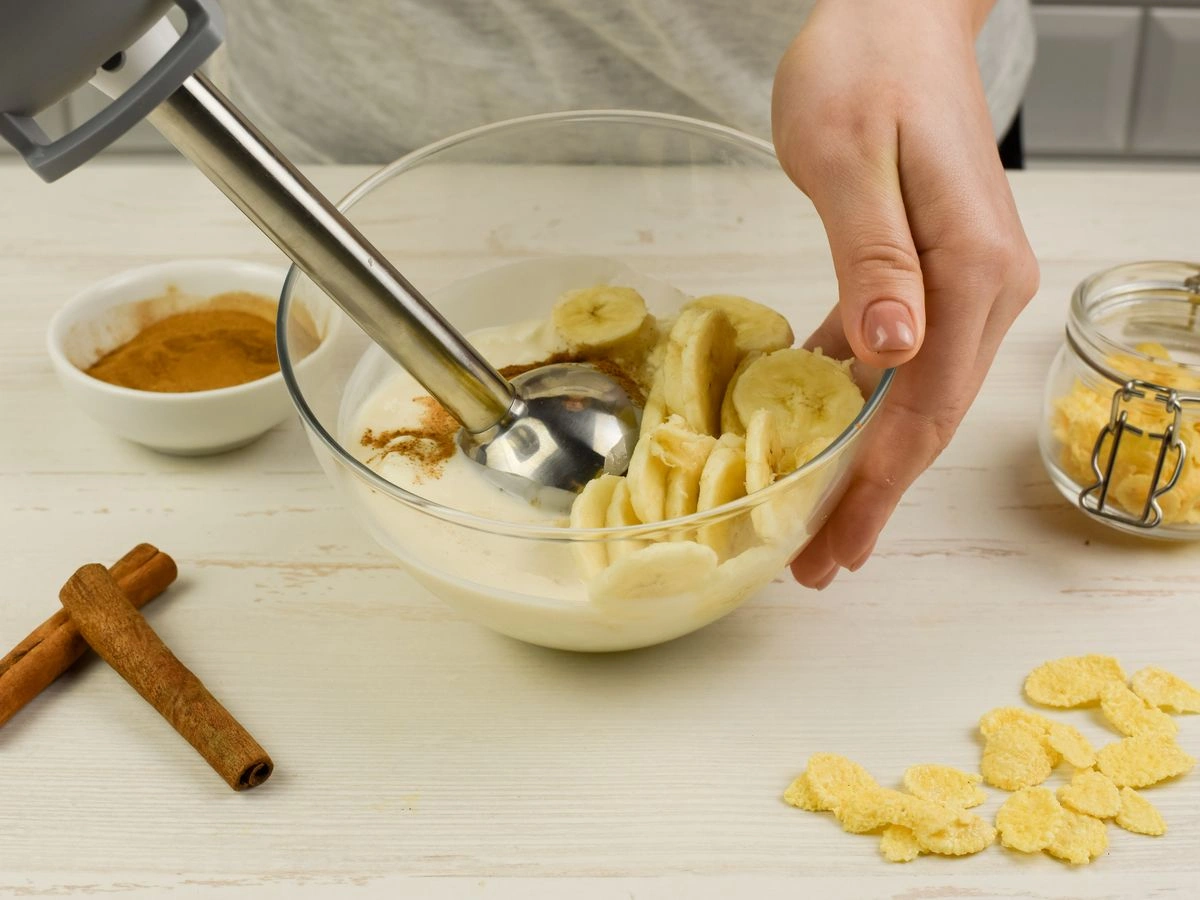 Шаг 4: Смузи-боул с бананом