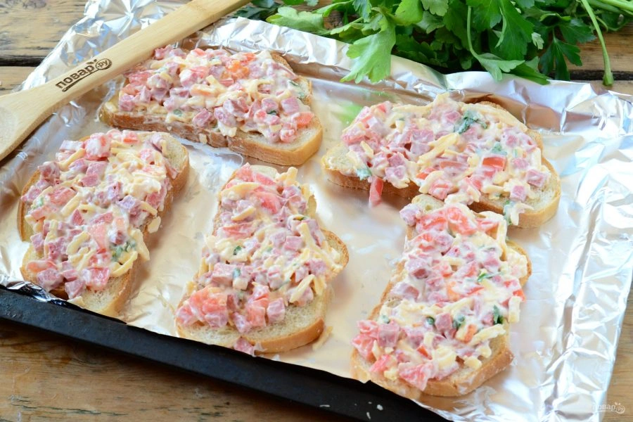 Шаг 4: Сочные горячие бутерброды