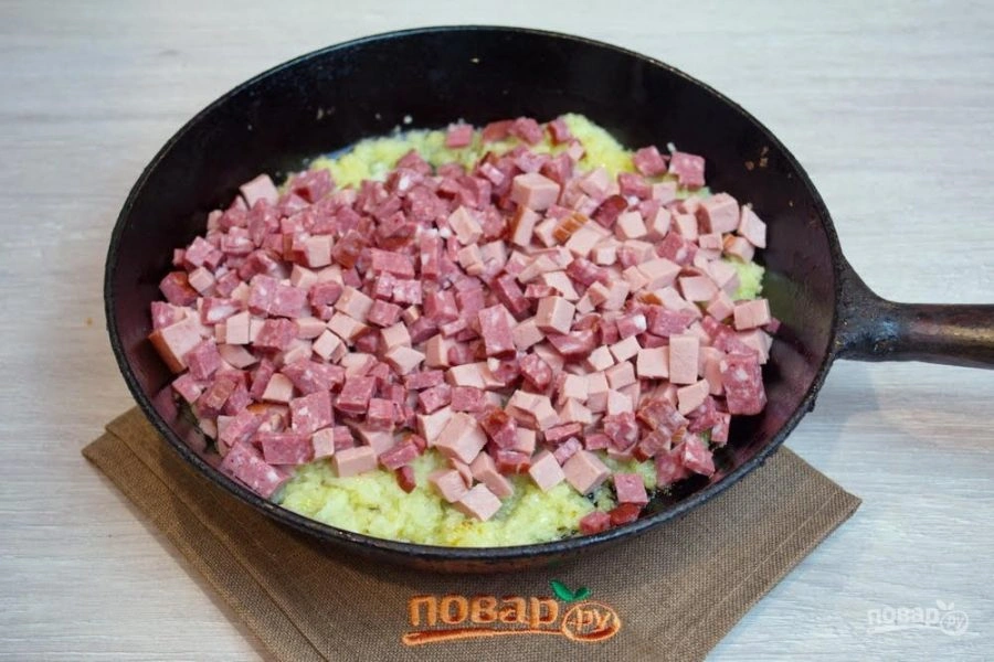 Шаг 4: Солянка с бор ная мясная