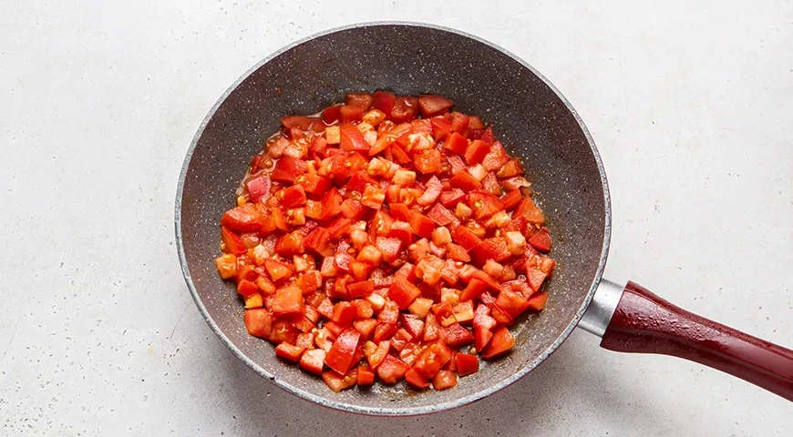 Соте из индейки с рисом: шаг 4