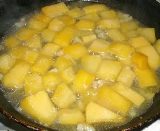 Спагетти с тыквой и имбирем: шаг 4