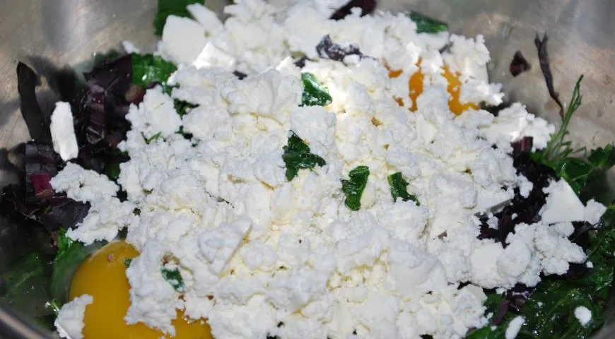 Спанакопита (греческий пирог со шпинатом): шаг 4