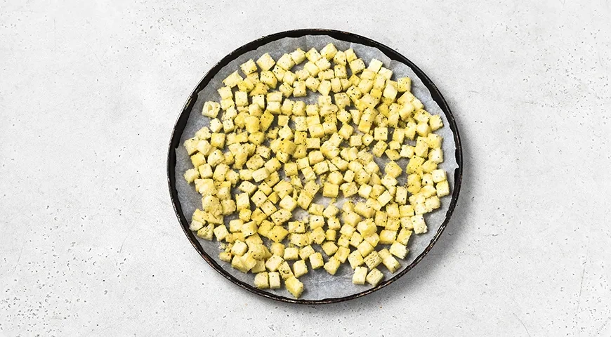 Сухарики для «Цезаря»: шаг 4