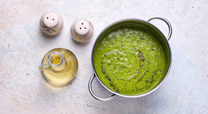 Суп из зеленого горошка в итальянском стиле: шаг 4